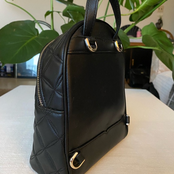 Kate Spade Black Quilted Backpack - Picture 5 of 10